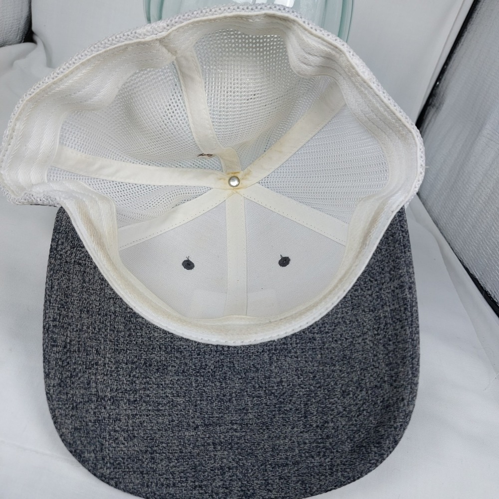 COLUMBIA SPORTSWEAR CO. Logo Cap Hat FLEX FIT Unisex L /XL Heather Gray Mesh - Picture 5 of 7